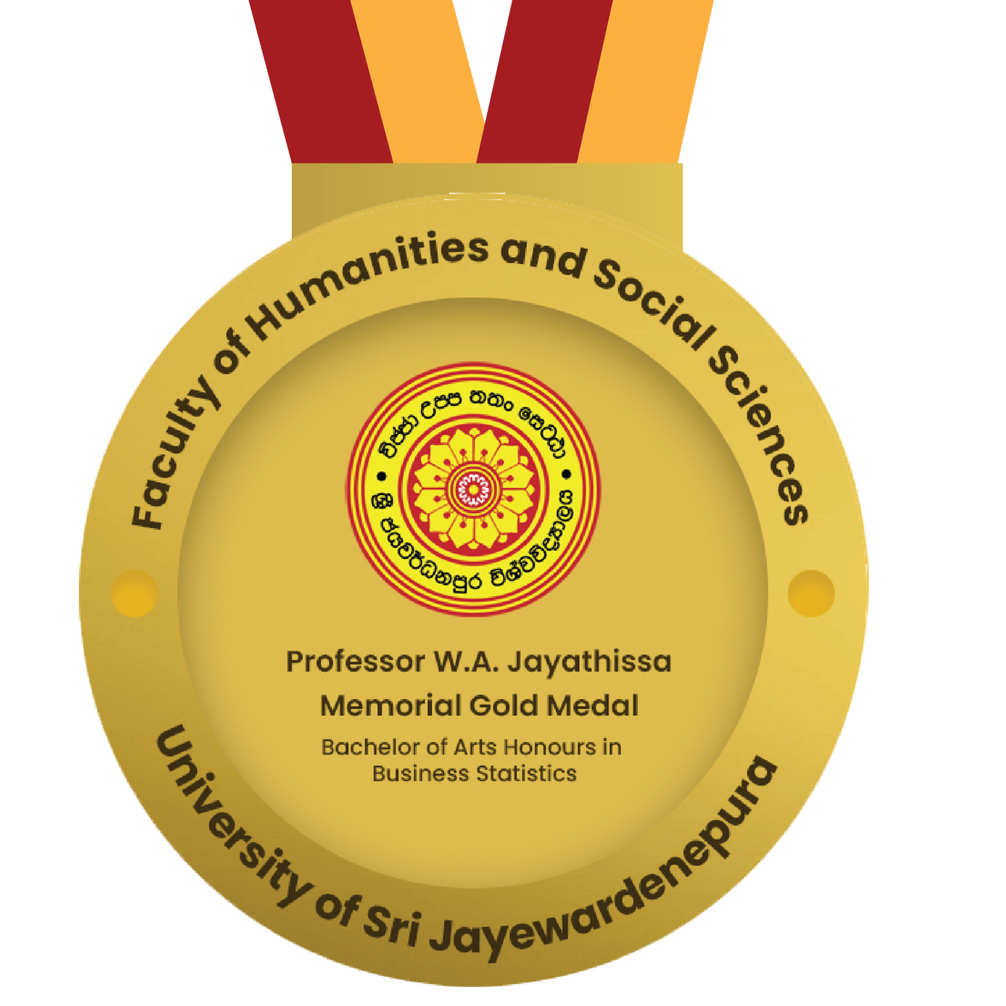 Professor W.A. Jayathissa Memorial Gold Medal