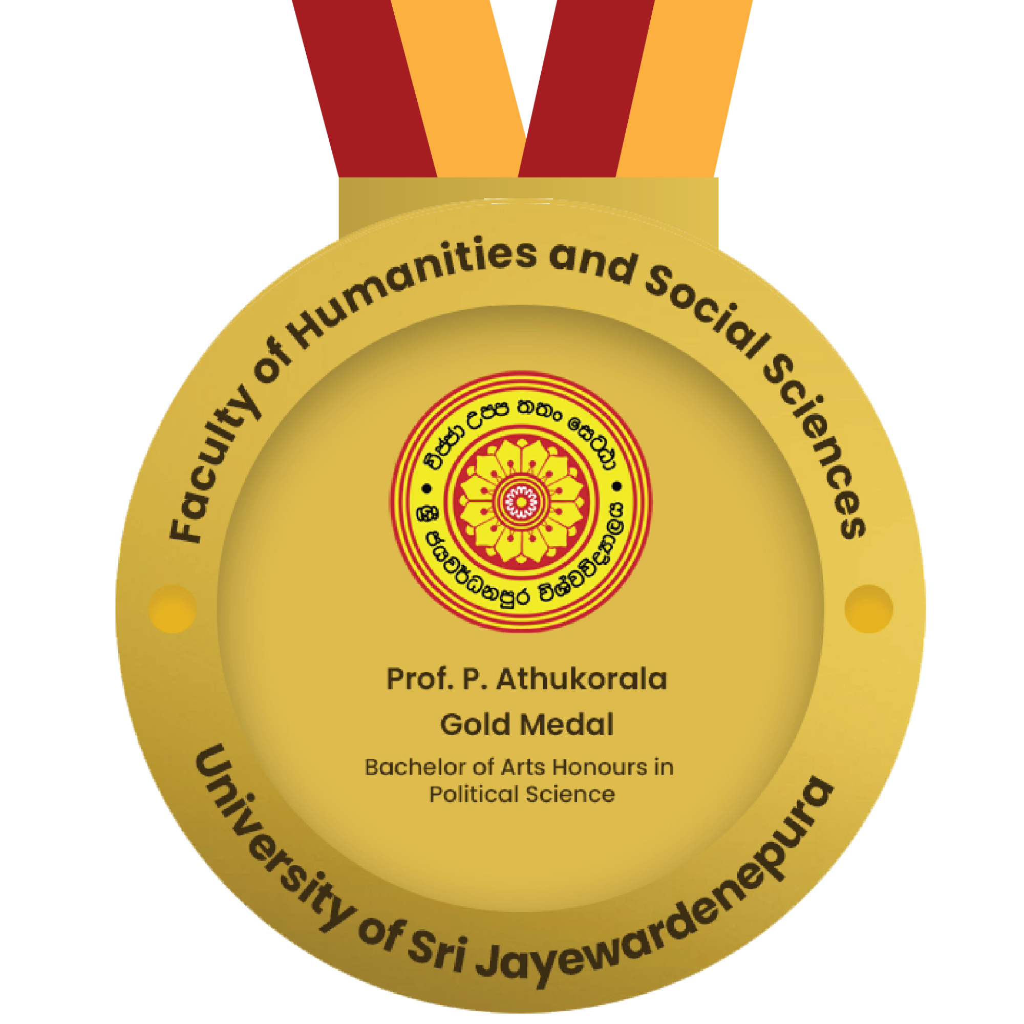 Professor P. Athukorala Gold Medal
