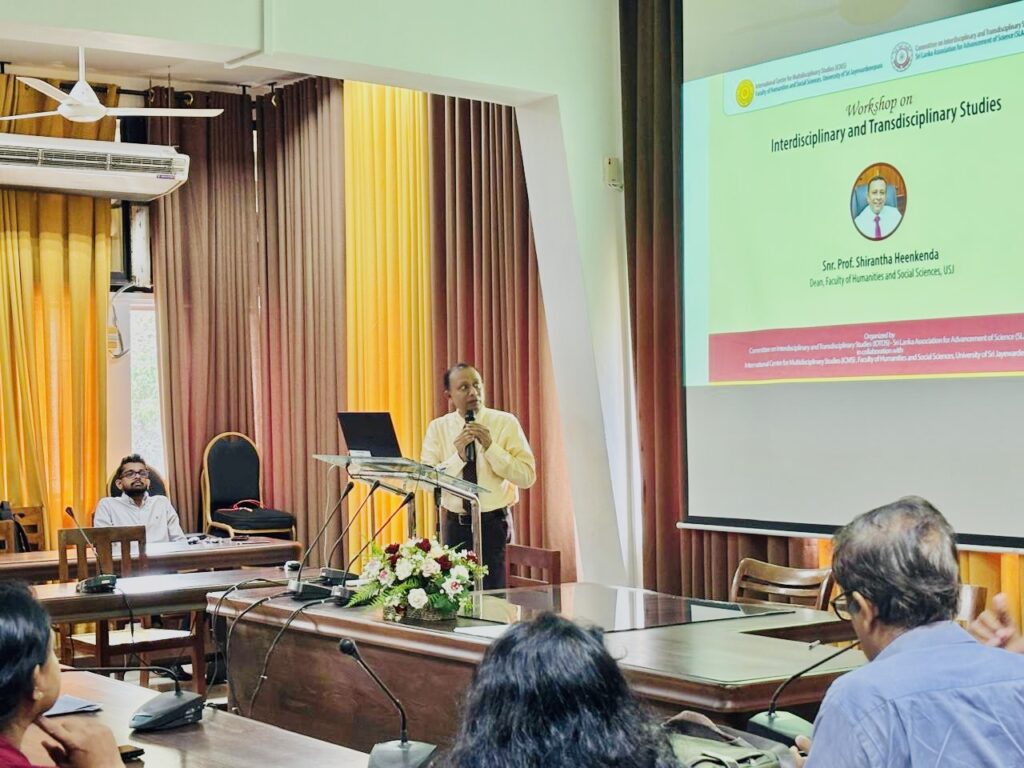 Workshop on Inter-disciplinary and Trans- disciplinary Projects and Research Successfully Held at the University of Sri Jayewardenepura