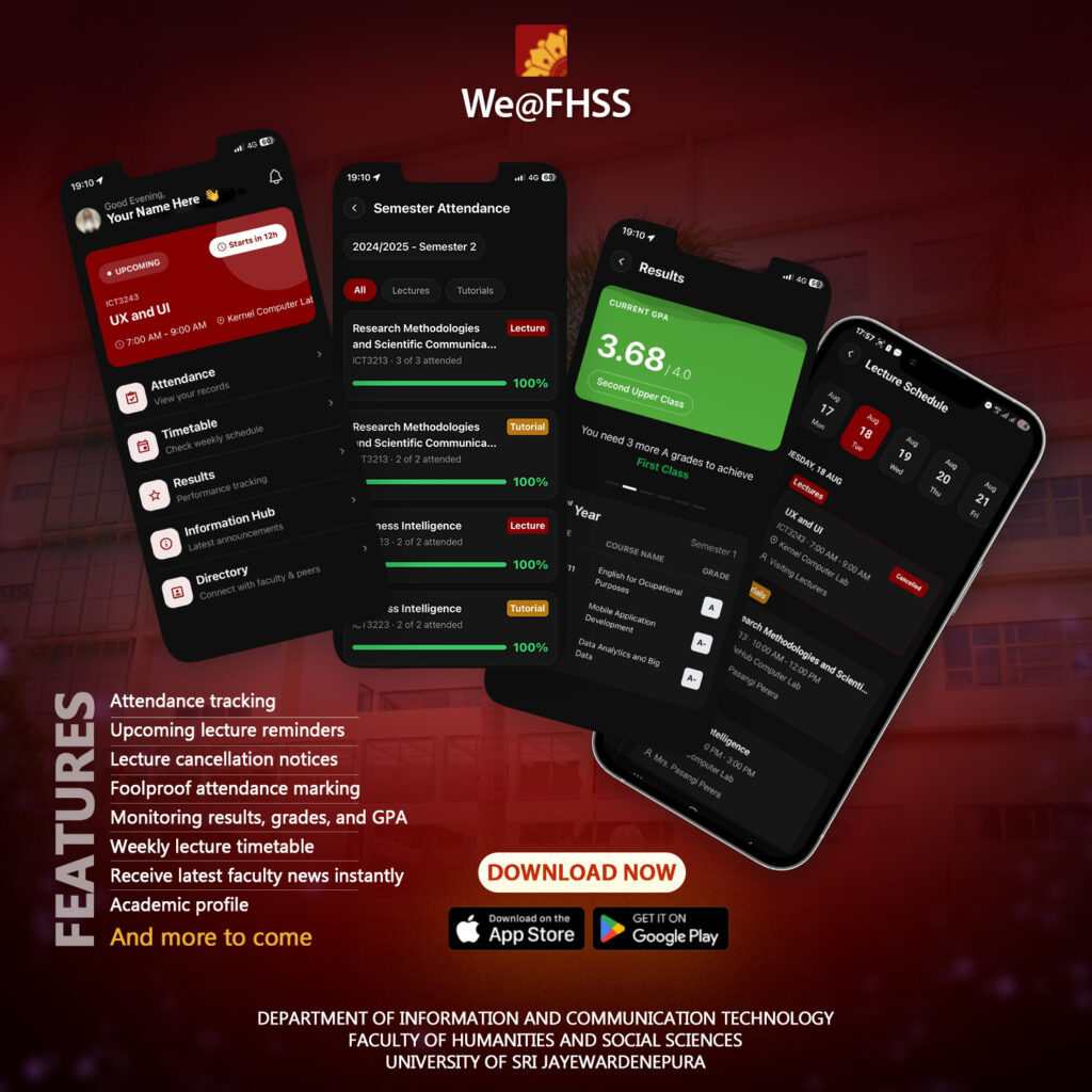 Everything you need for your university life, all in oneplace.